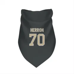 New Orleans Saints Alan Herron Black Pet Bandana for Dog & Cat