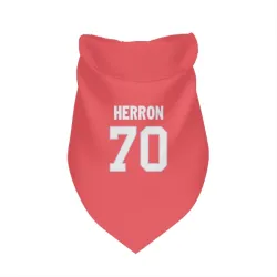 New Orleans Saints Alan Herron Pink Pet Bandana for Dog & Cat
