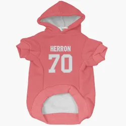 New Orleans Saints Alan Herron Pink Pet Hoodie for Dog & Cat