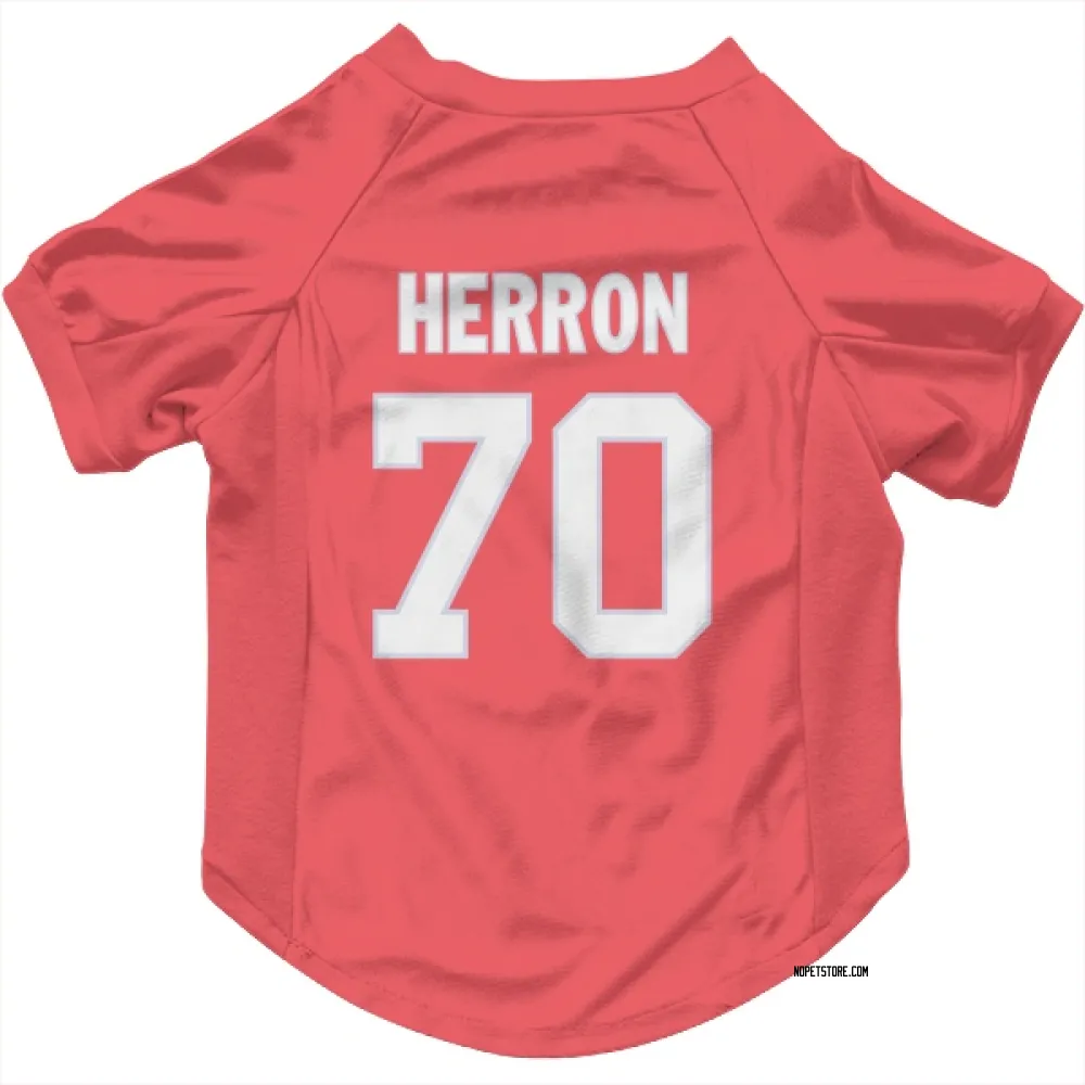 New Orleans Saints Alan Herron Pink Pet Jersey for Dog & Cat