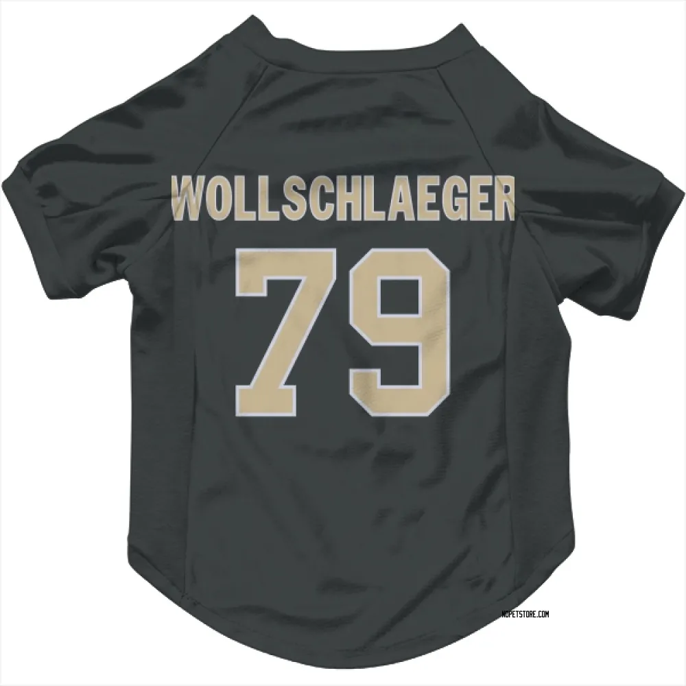 New Orleans Saints Alex Wollschlaeger Black Pet Jersey for Dog & Cat