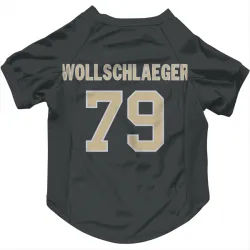 New Orleans Saints Alex Wollschlaeger Black Pet Jersey for Dog & Cat