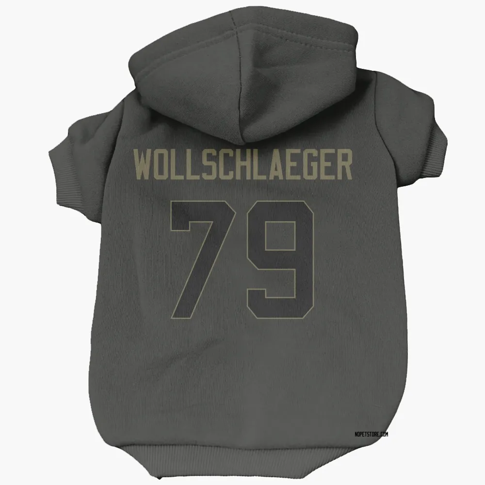 New Orleans Saints Alex Wollschlaeger Black Service Pet Hoodie for Dog & Cat