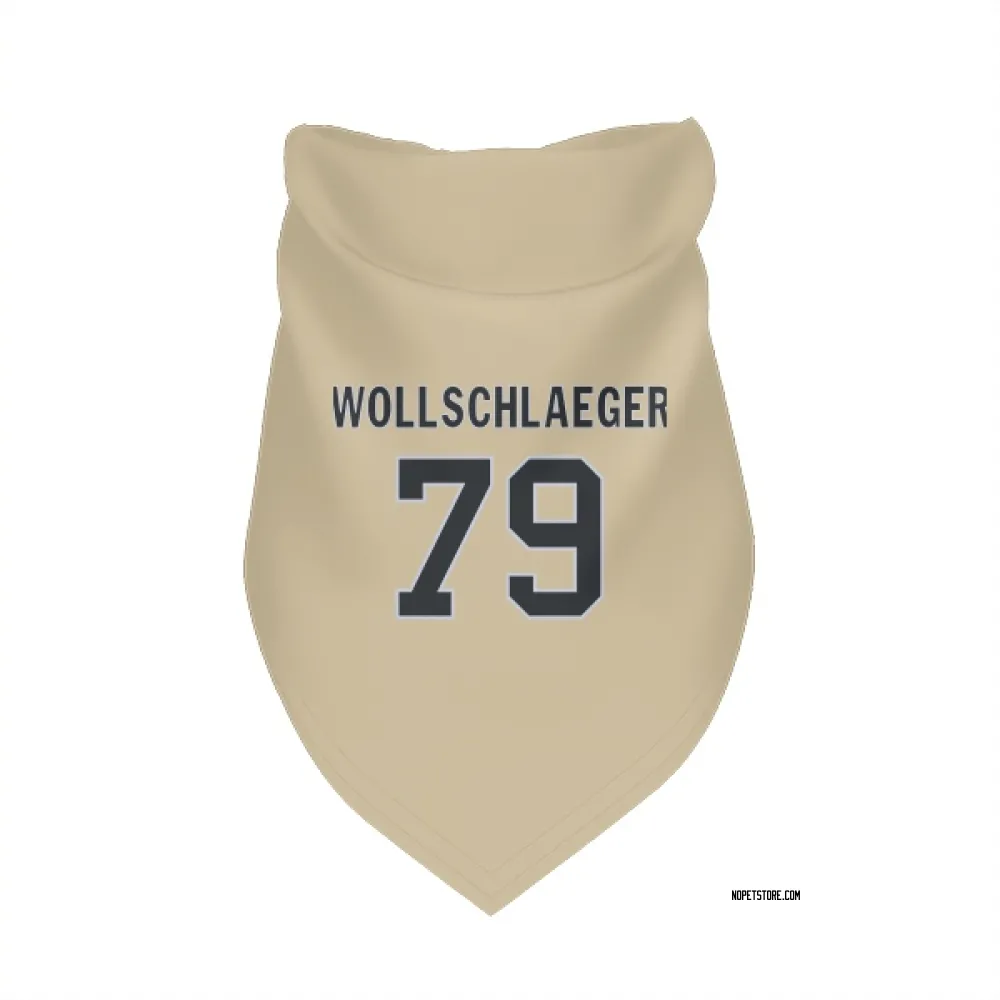 New Orleans Saints Alex Wollschlaeger Gold Pet Bandana for Dog & Cat