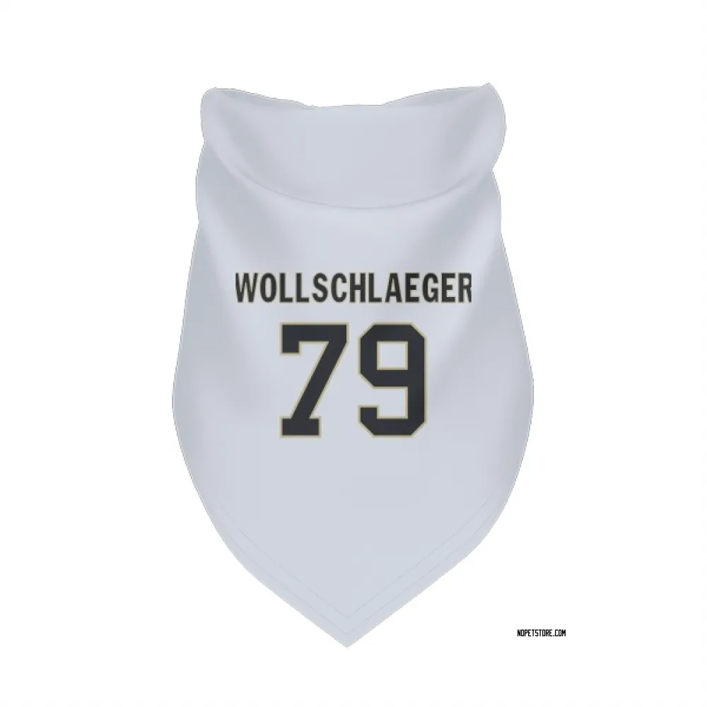 New Orleans Saints Alex Wollschlaeger White Pet Bandana for Dog & Cat