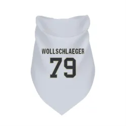 New Orleans Saints Alex Wollschlaeger White Pet Bandana for Dog & Cat