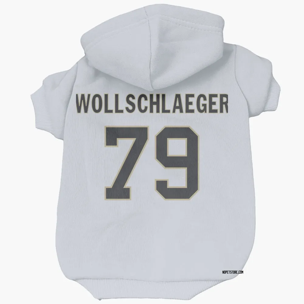 New Orleans Saints Alex Wollschlaeger White Pet Hoodie for Dog & Cat