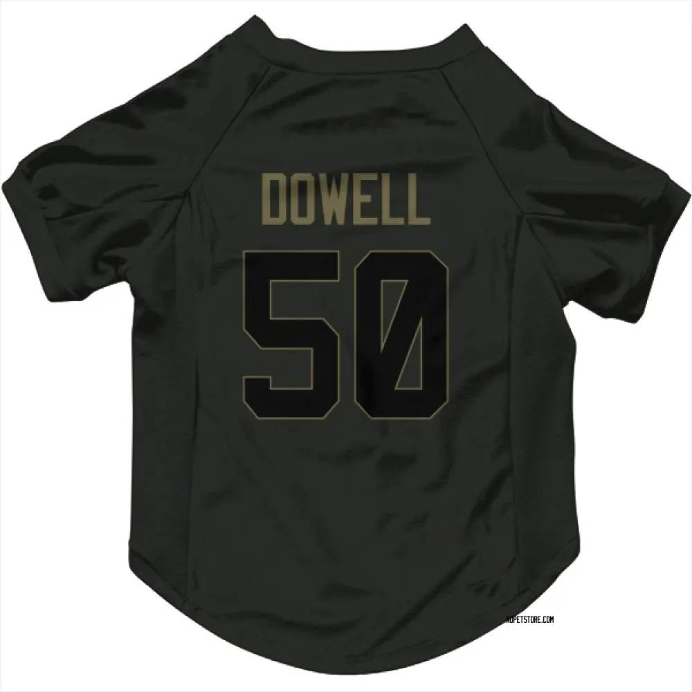 New Orleans Saints Andrew Dowell Black Service Pet Jersey for Dog & Cat