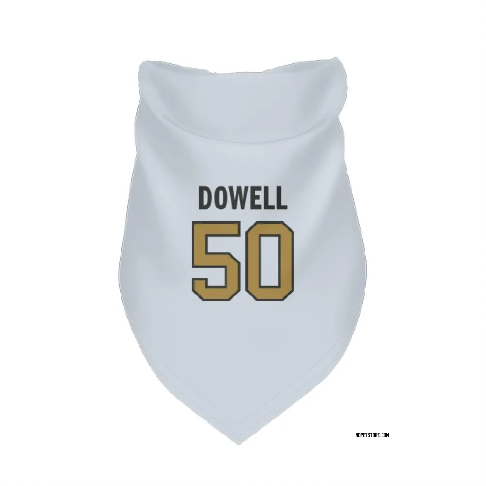 New Orleans Saints Andrew Dowell White Gold Pet Bandana for Dog & Cat