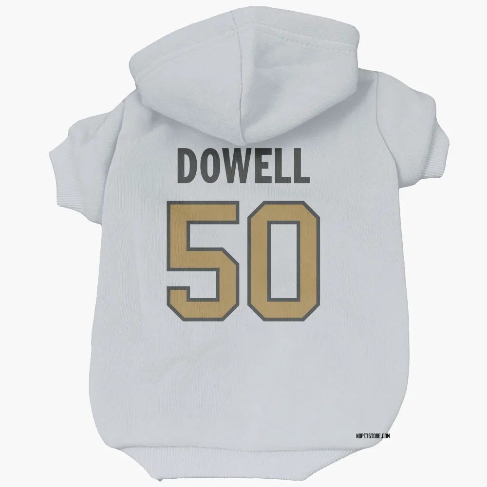 New Orleans Saints Andrew Dowell White Gold Pet Hoodie for Dog & Cat