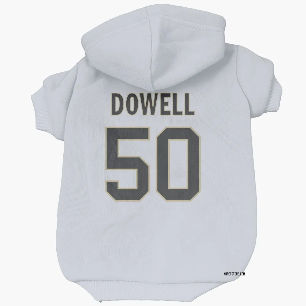 New Orleans Saints Andrew Dowell White Pet Hoodie for Dog & Cat
