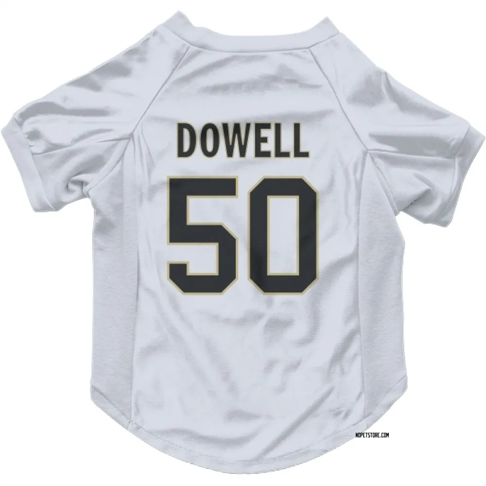 New Orleans Saints Andrew Dowell White Pet Jersey for Dog & Cat