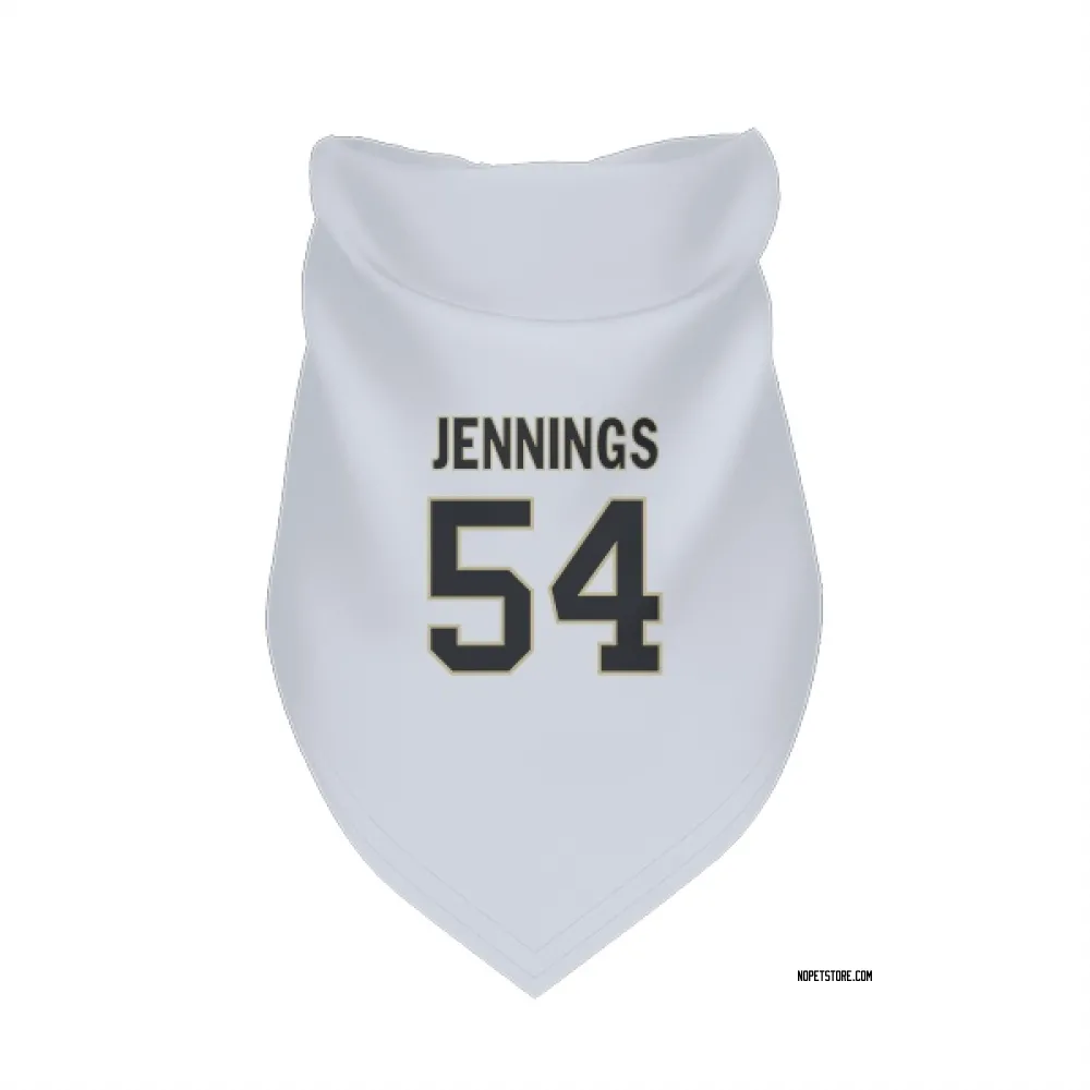 New Orleans Saints Anfernee Jennings White Pet Bandana for Dog & Cat