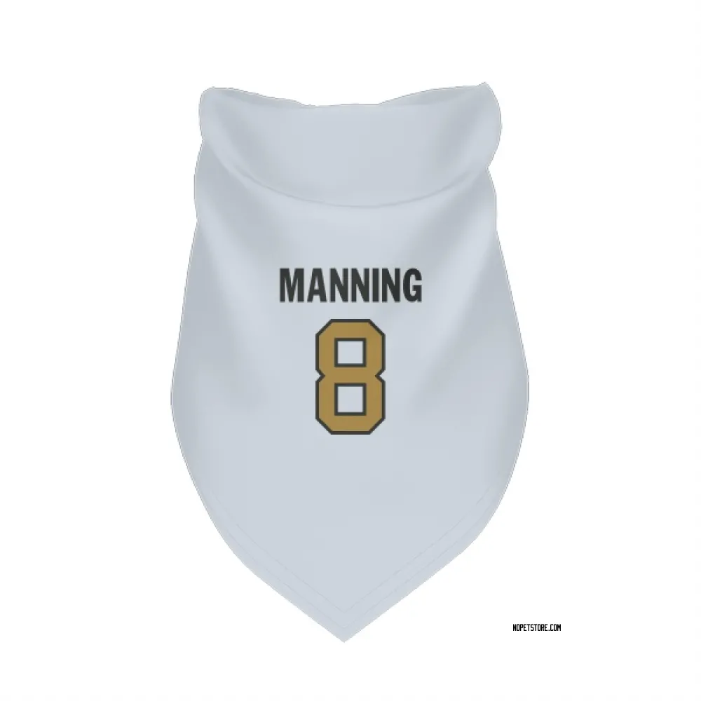 New Orleans Saints Archie Manning White Gold Pet Bandana for Dog & Cat
