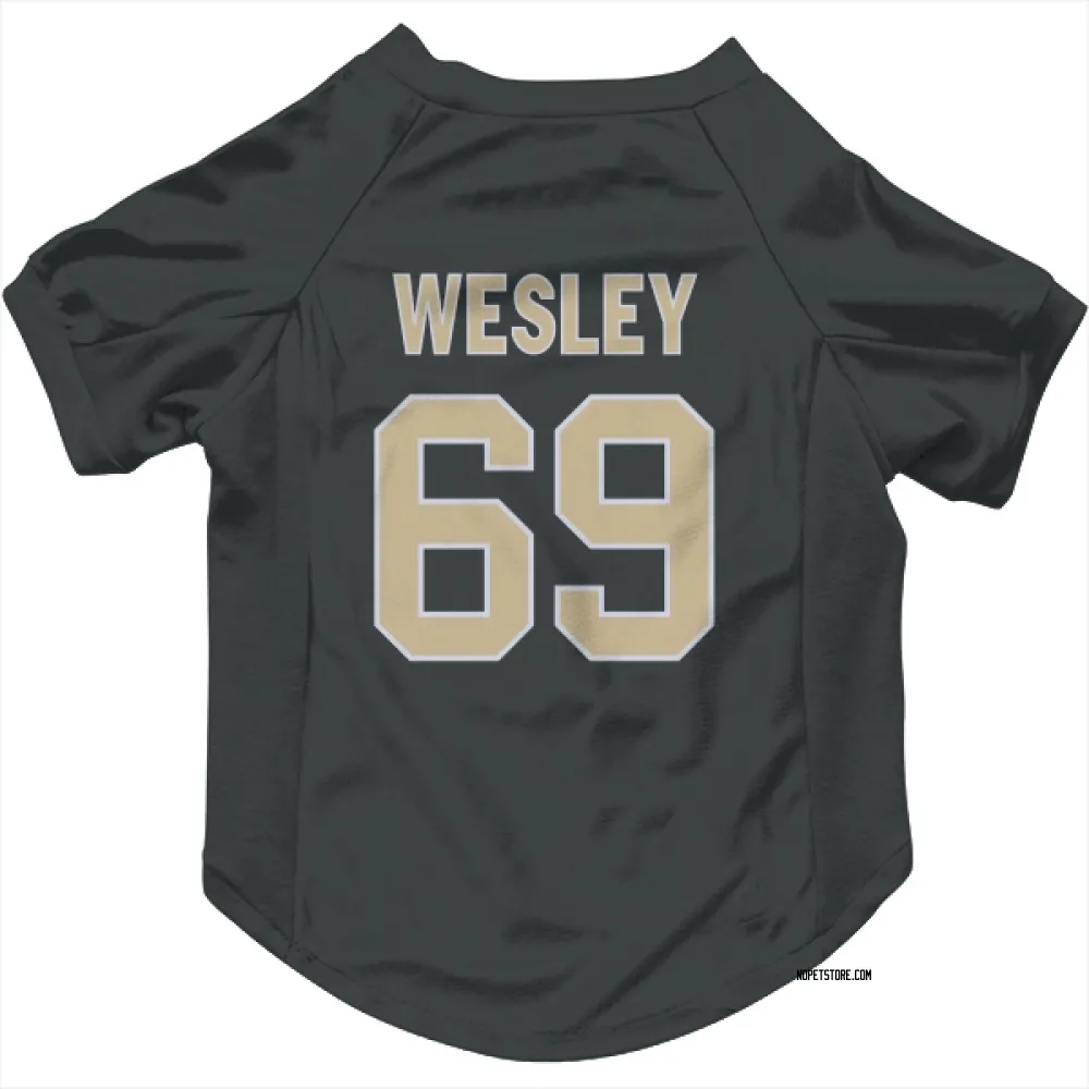New Orleans Saints Barry Wesley Black Pet Jersey for Dog & Cat