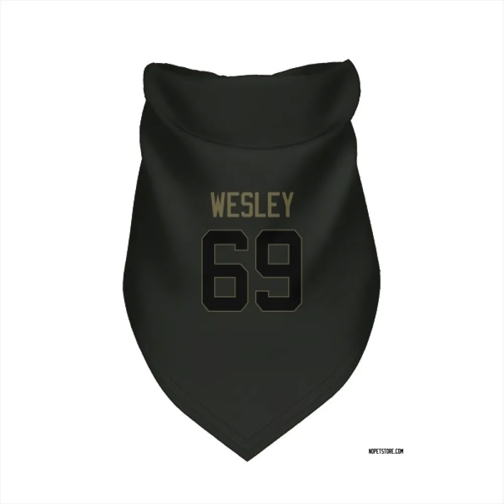 New Orleans Saints Barry Wesley Black Service Pet Bandana for Dog & Cat