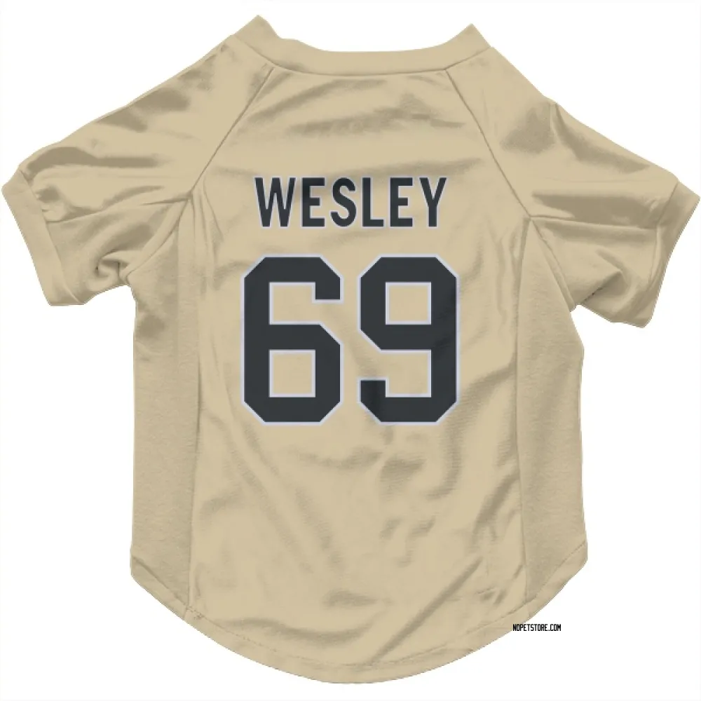 New Orleans Saints Barry Wesley Gold Pet Jersey for Dog & Cat