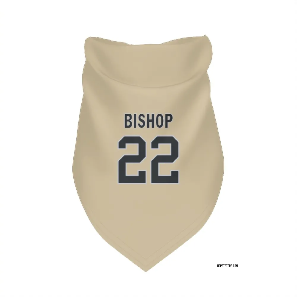 New Orleans Saints Beanie Bishop Gold Pet Bandana for Dog & Cat