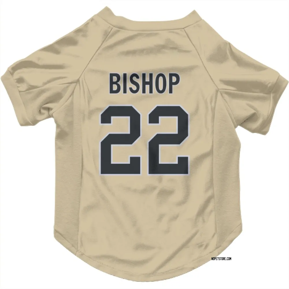 New Orleans Saints Beanie Bishop Gold Pet Jersey for Dog & Cat