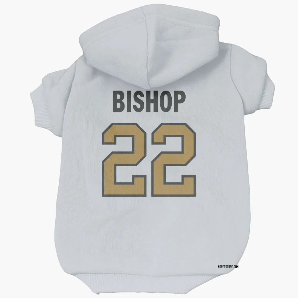 New Orleans Saints Beanie Bishop White Gold Pet Hoodie for Dog & Cat