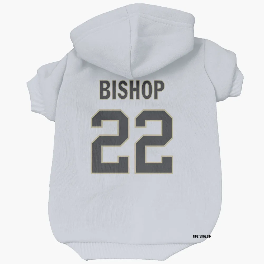 New Orleans Saints Beanie Bishop White Pet Hoodie for Dog & Cat