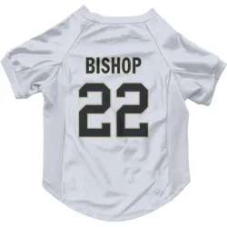 New Orleans Saints Beanie Bishop White Pet Jersey for Dog & Cat