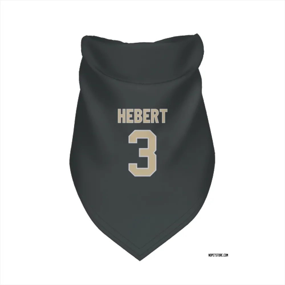 New Orleans Saints Bobby Hebert Black Pet Bandana for Dog & Cat