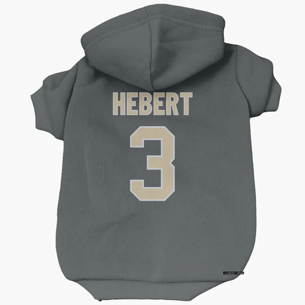 New Orleans Saints Bobby Hebert Black Pet Hoodie for Dog & Cat