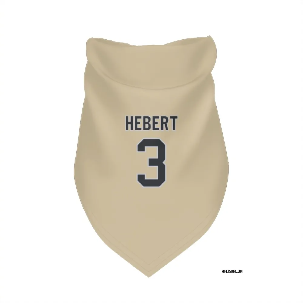 New Orleans Saints Bobby Hebert Gold Pet Bandana for Dog & Cat