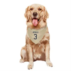 New Orleans Saints Bobby Hebert Gold Pet Bandana for Dog & Cat