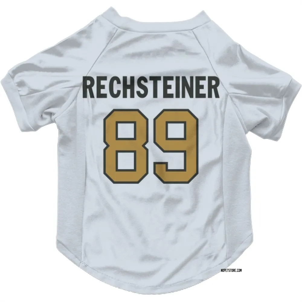 New Orleans Saints Brock Rechsteiner White Gold Pet Jersey for Dog & Cat