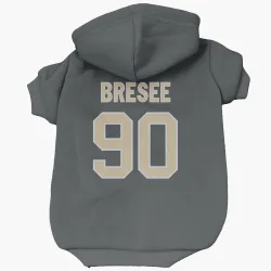 New Orleans Saints Bryan Bresee Black Pet Hoodie for Dog & Cat