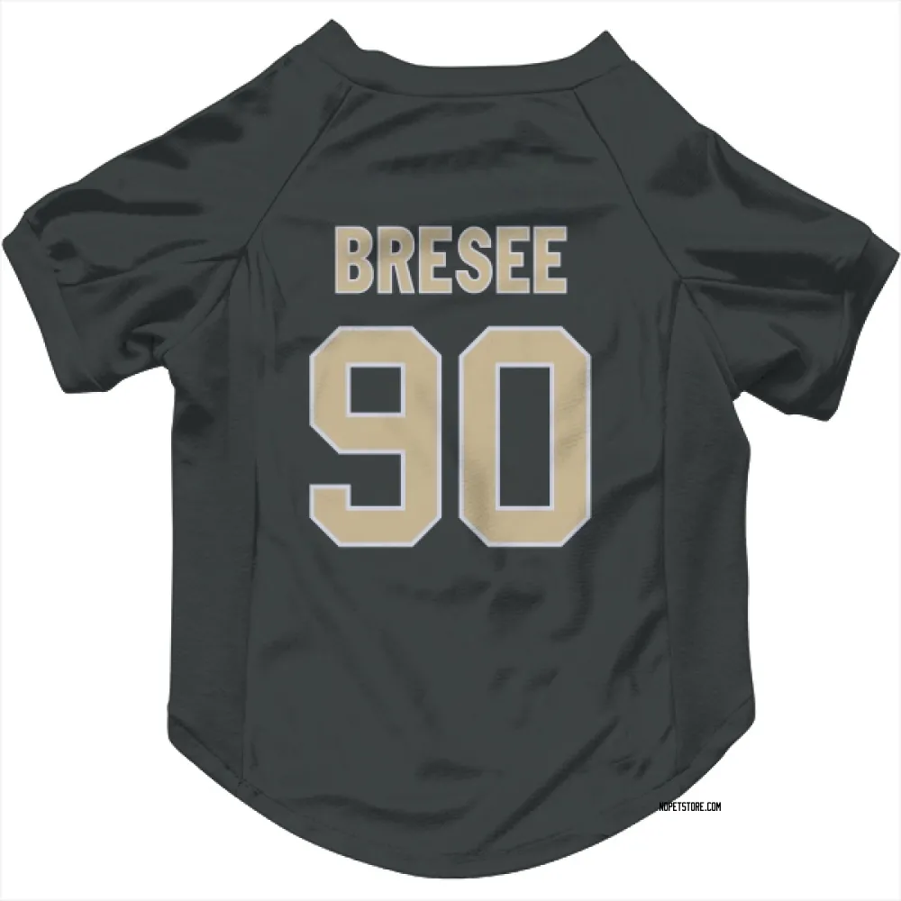 New Orleans Saints Bryan Bresee Black Pet Jersey for Dog & Cat