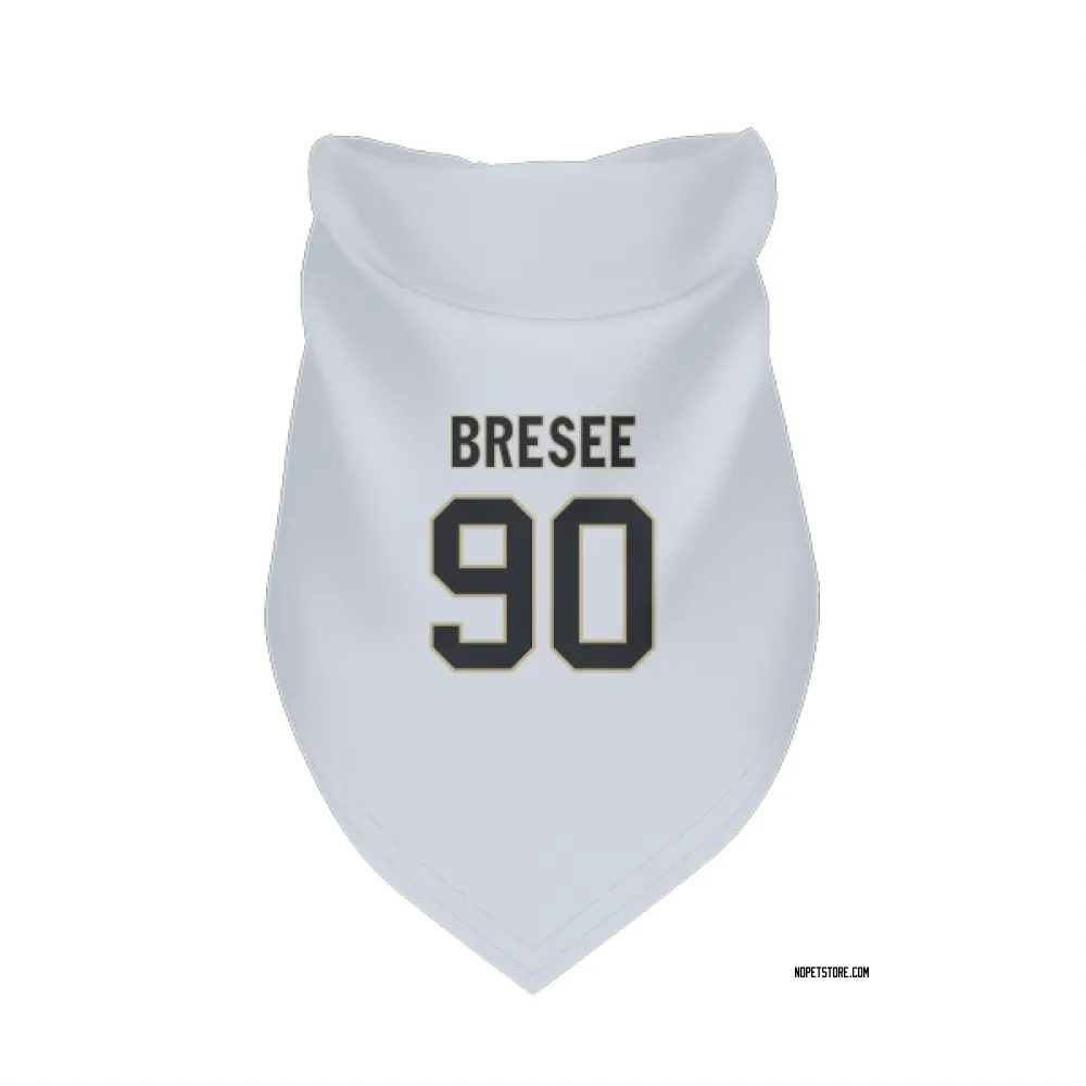 New Orleans Saints Bryan Bresee White Pet Bandana for Dog & Cat