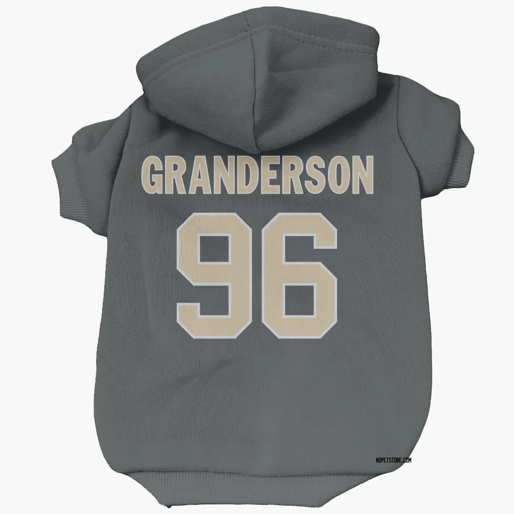 New Orleans Saints Carl Granderson Black Pet Hoodie for Dog & Cat