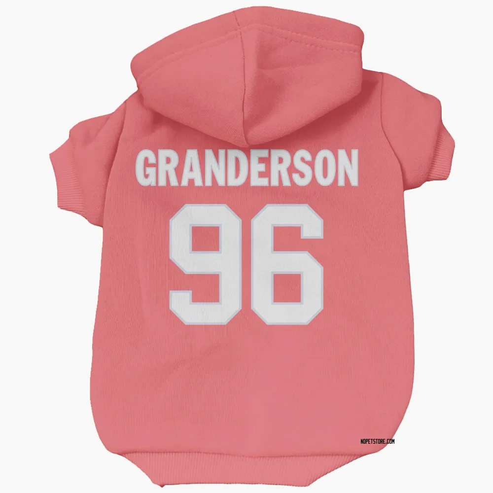New Orleans Saints Carl Granderson Pink Pet Hoodie for Dog & Cat