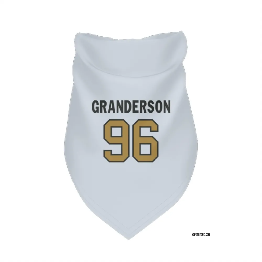 New Orleans Saints Carl Granderson White Gold Pet Bandana for Dog & Cat