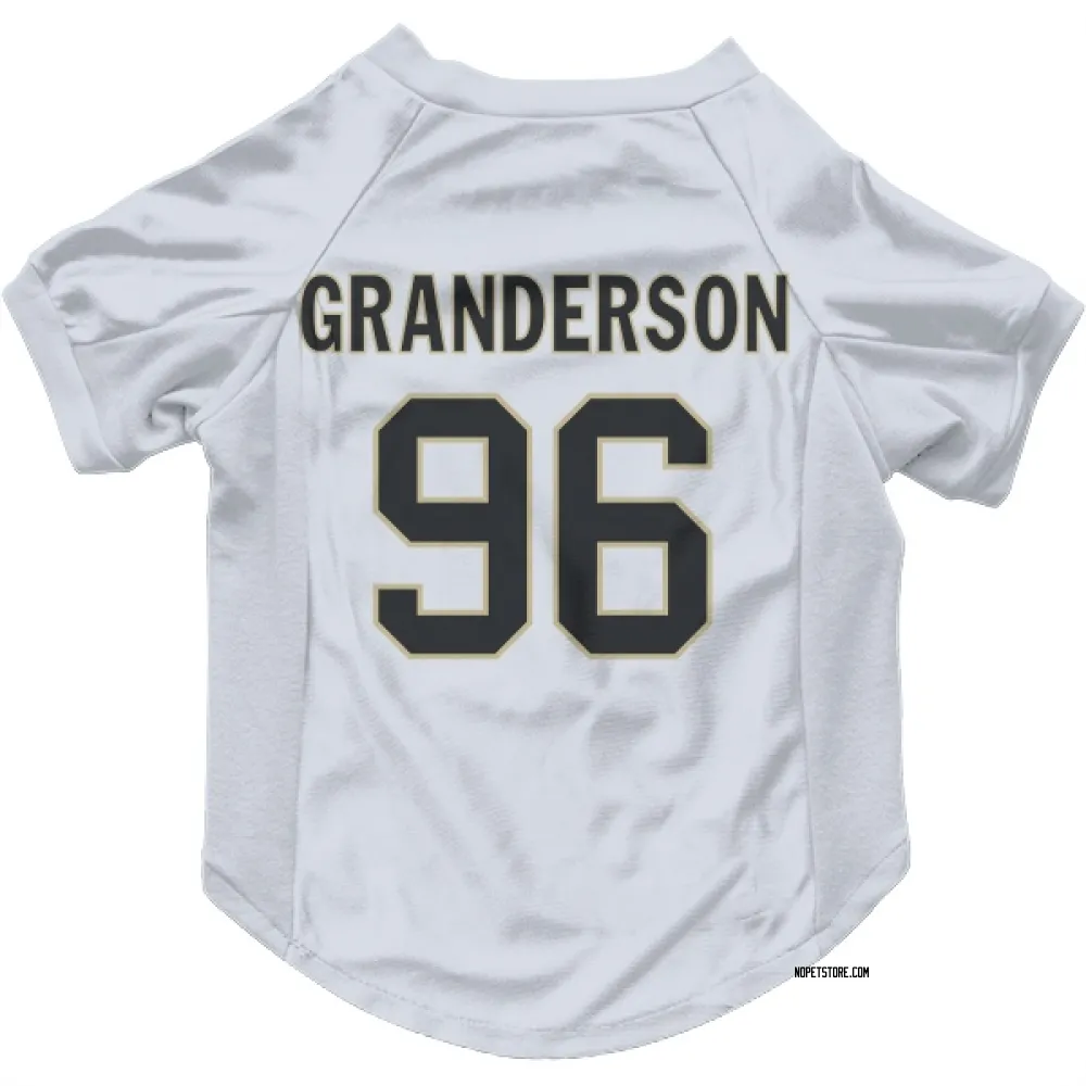 New Orleans Saints Carl Granderson White Pet Jersey for Dog & Cat