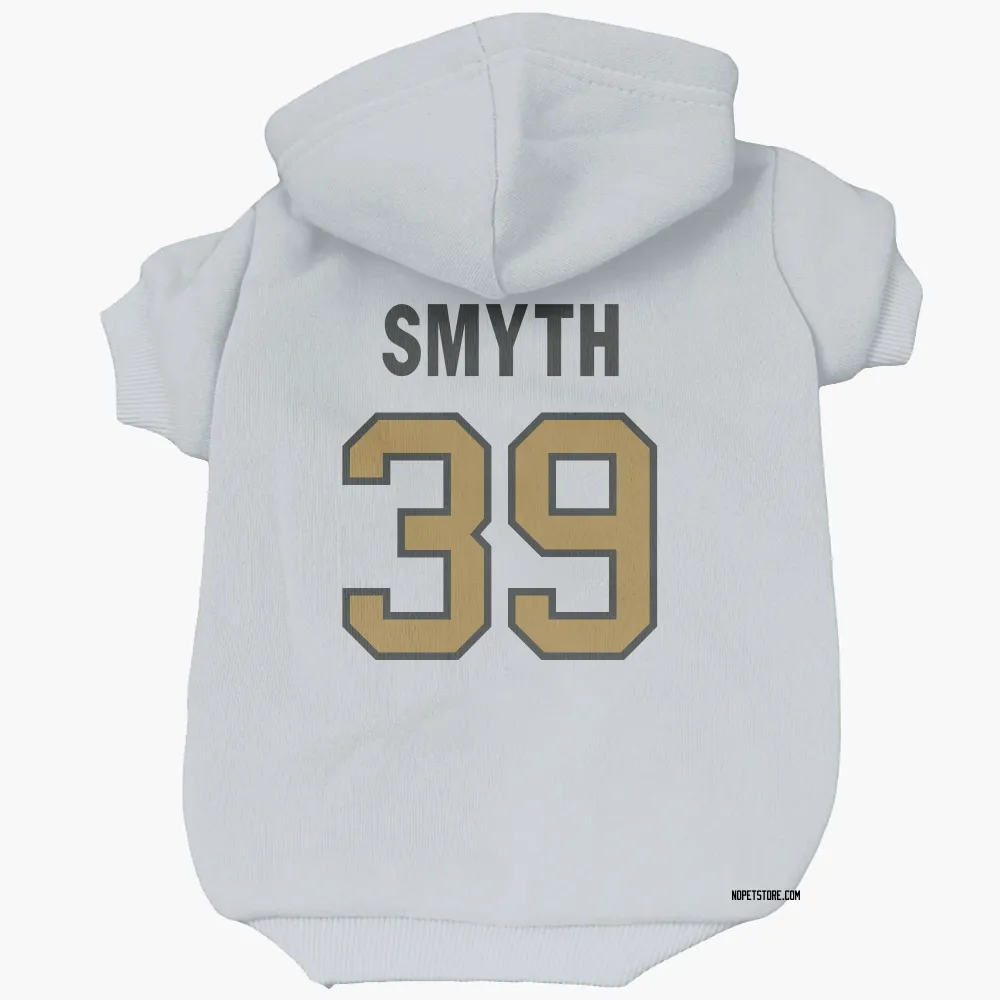 New Orleans Saints Charlie Smyth White Gold Pet Hoodie for Dog & Cat