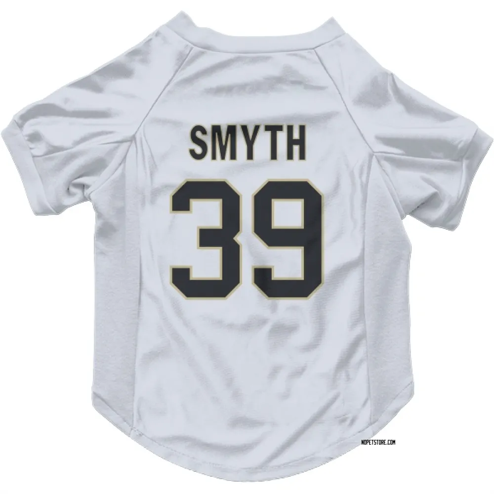 New Orleans Saints Charlie Smyth White Pet Jersey for Dog & Cat