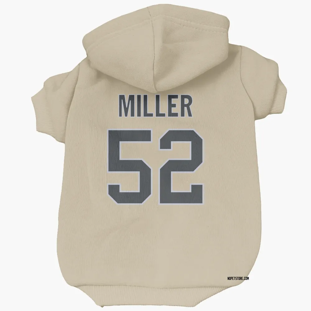 New Orleans Saints Christen Miller Gold Pet Hoodie for Dog & Cat