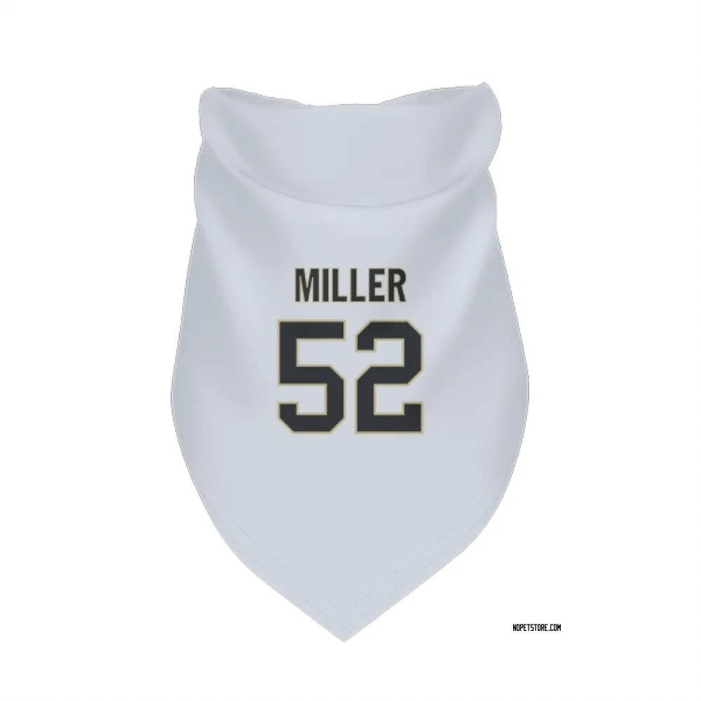 New Orleans Saints Christen Miller White Pet Bandana for Dog & Cat
