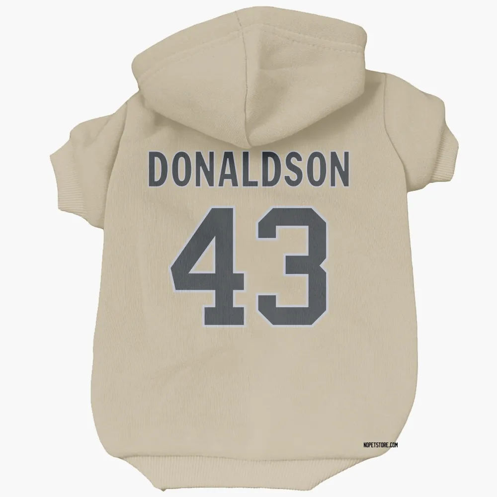 New Orleans Saints CJ Donaldson Gold Pet Hoodie for Dog & Cat