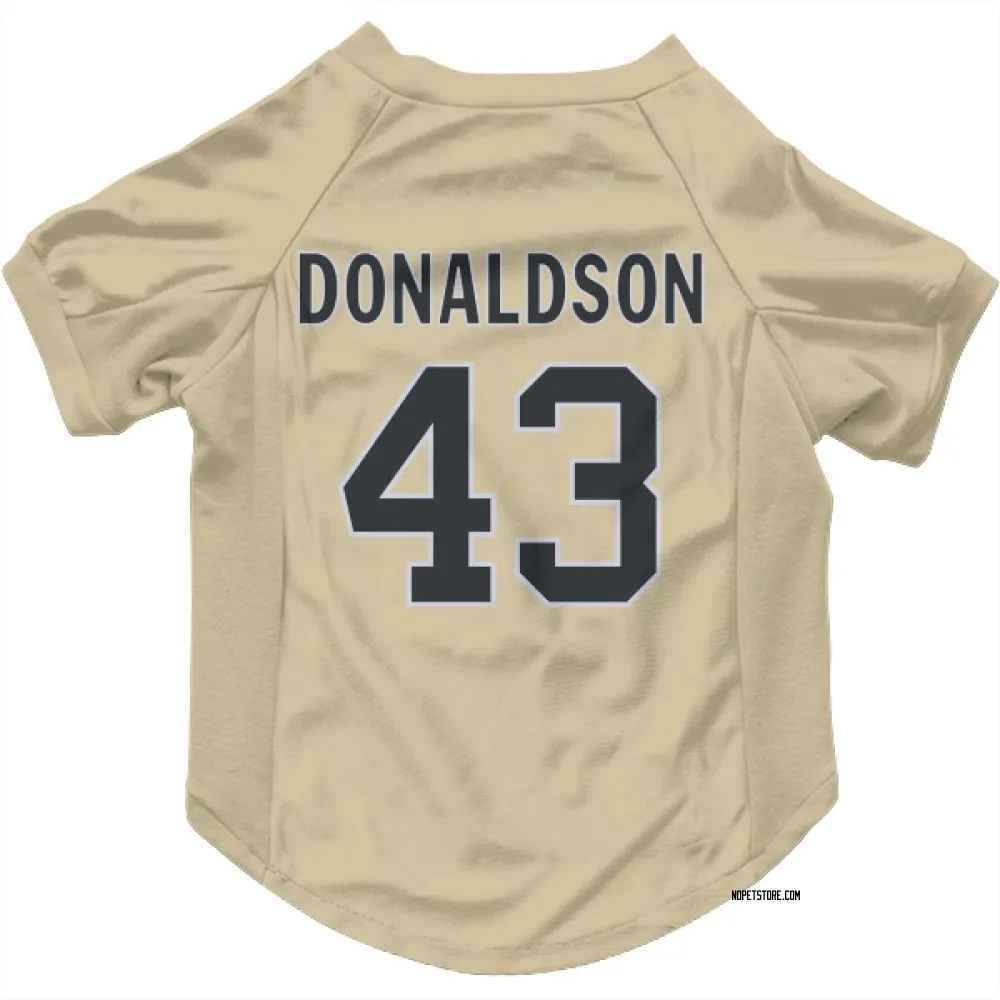 New Orleans Saints CJ Donaldson Gold Pet Jersey for Dog & Cat