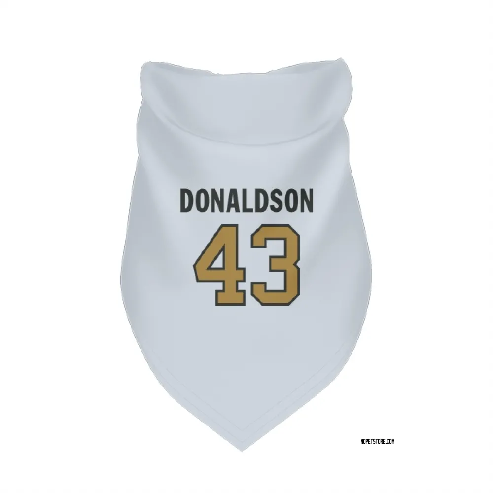 New Orleans Saints CJ Donaldson White Gold Pet Bandana for Dog & Cat