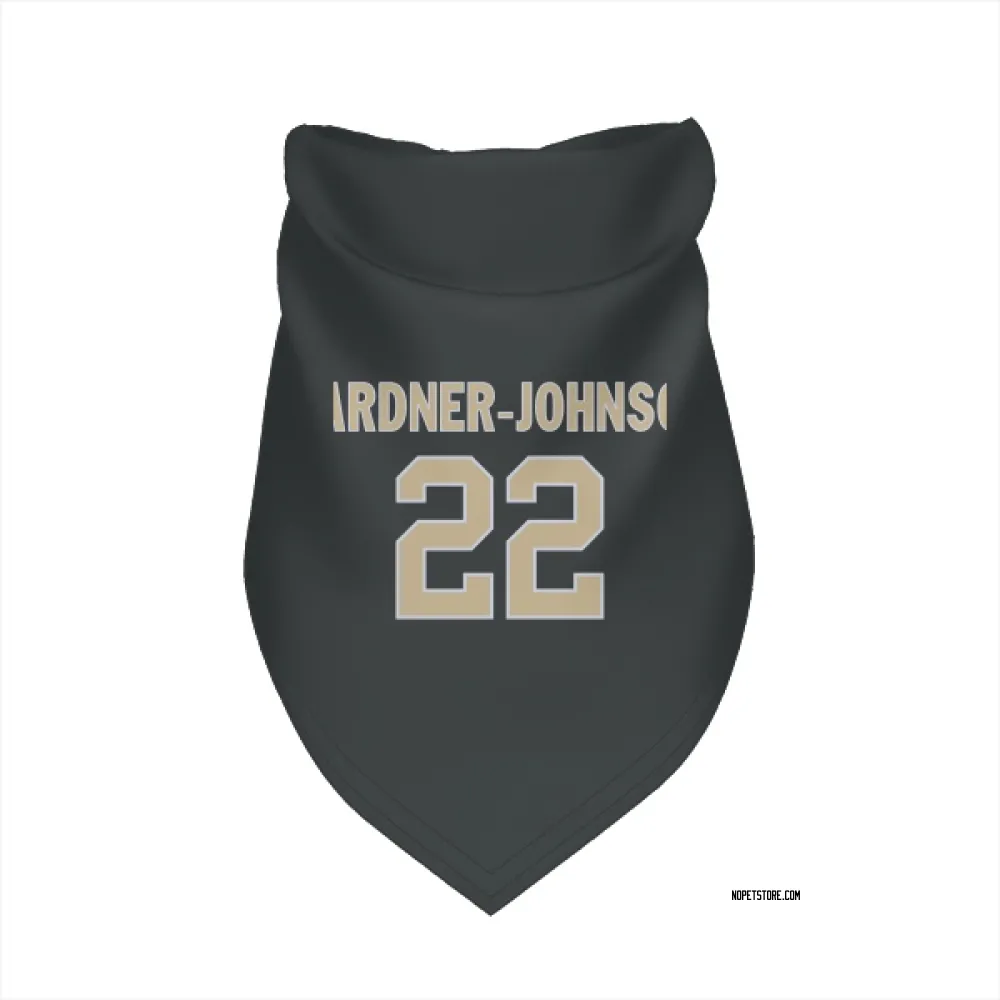 New Orleans Saints C.J. Gardner-Johnson Black Pet Bandana for Dog & Cat