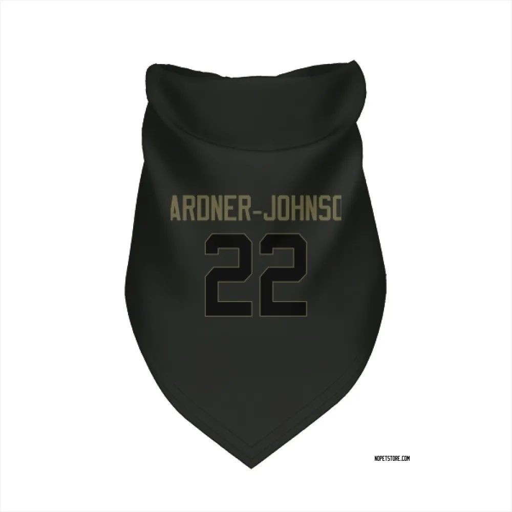 New Orleans Saints C.J. Gardner-Johnson Black Service Pet Bandana for Dog & Cat