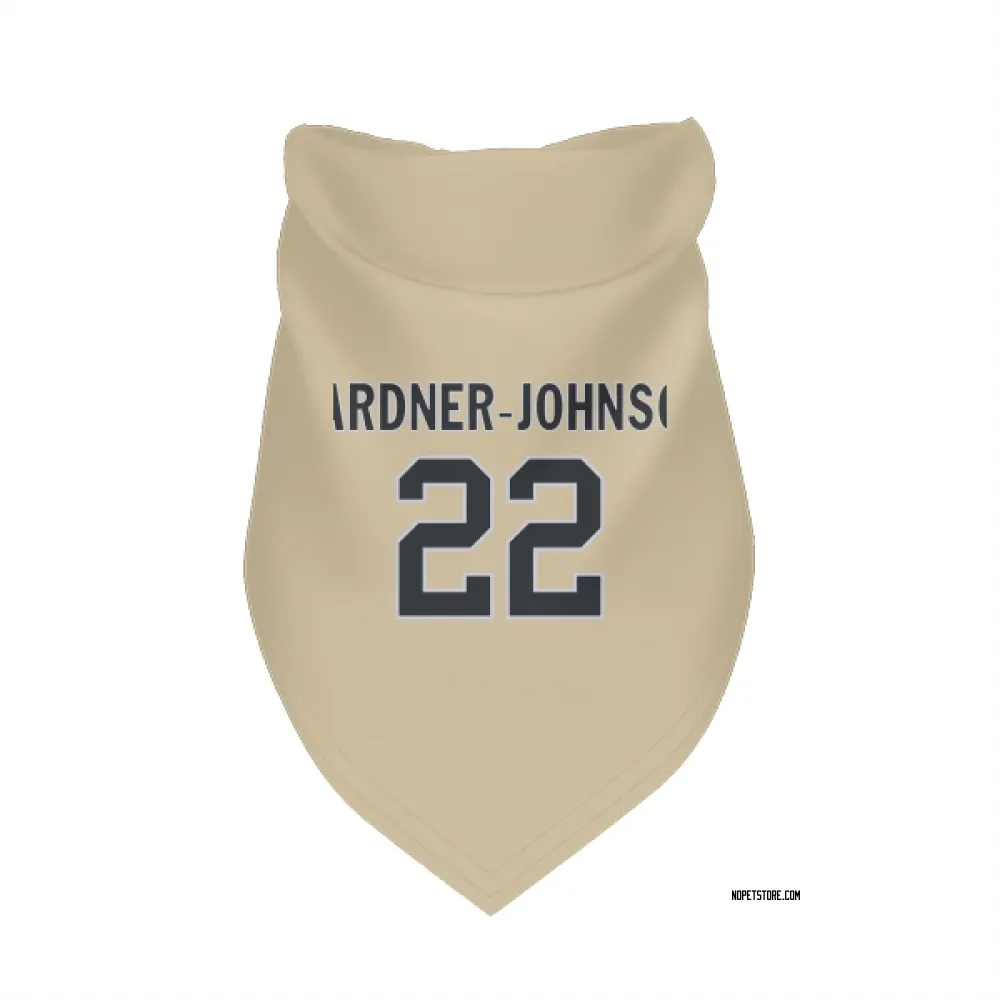 New Orleans Saints C.J. Gardner-Johnson Gold Pet Bandana for Dog & Cat