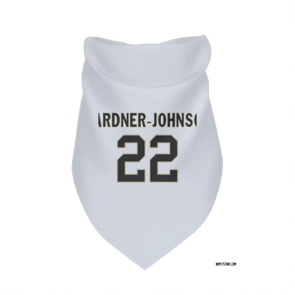 New Orleans Saints C.J. Gardner-Johnson White Pet Bandana for Dog & Cat