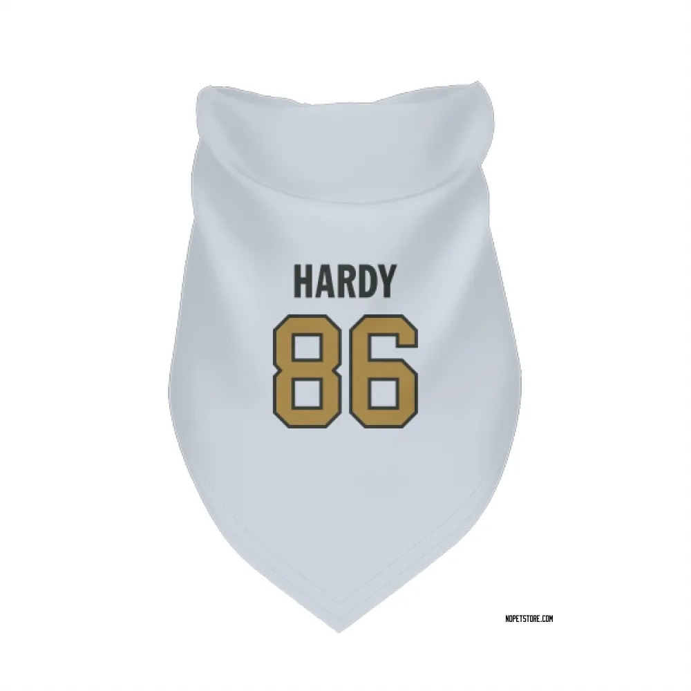 New Orleans Saints Cody Hardy White Gold Pet Bandana for Dog & Cat